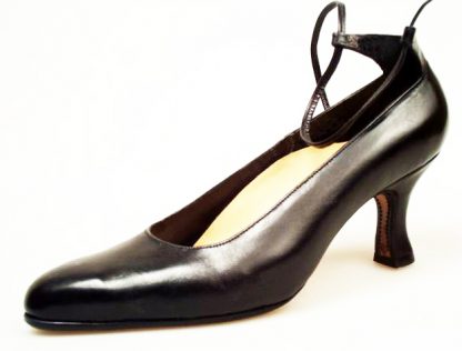 55mm heel strap court shoe